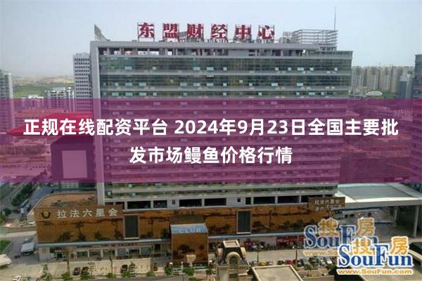 正规在线配资平台 2024年9月23日全国主要批发市场鳗鱼价格行情